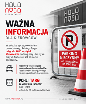 PARKING HALI NYSA - OGRANICZENIA