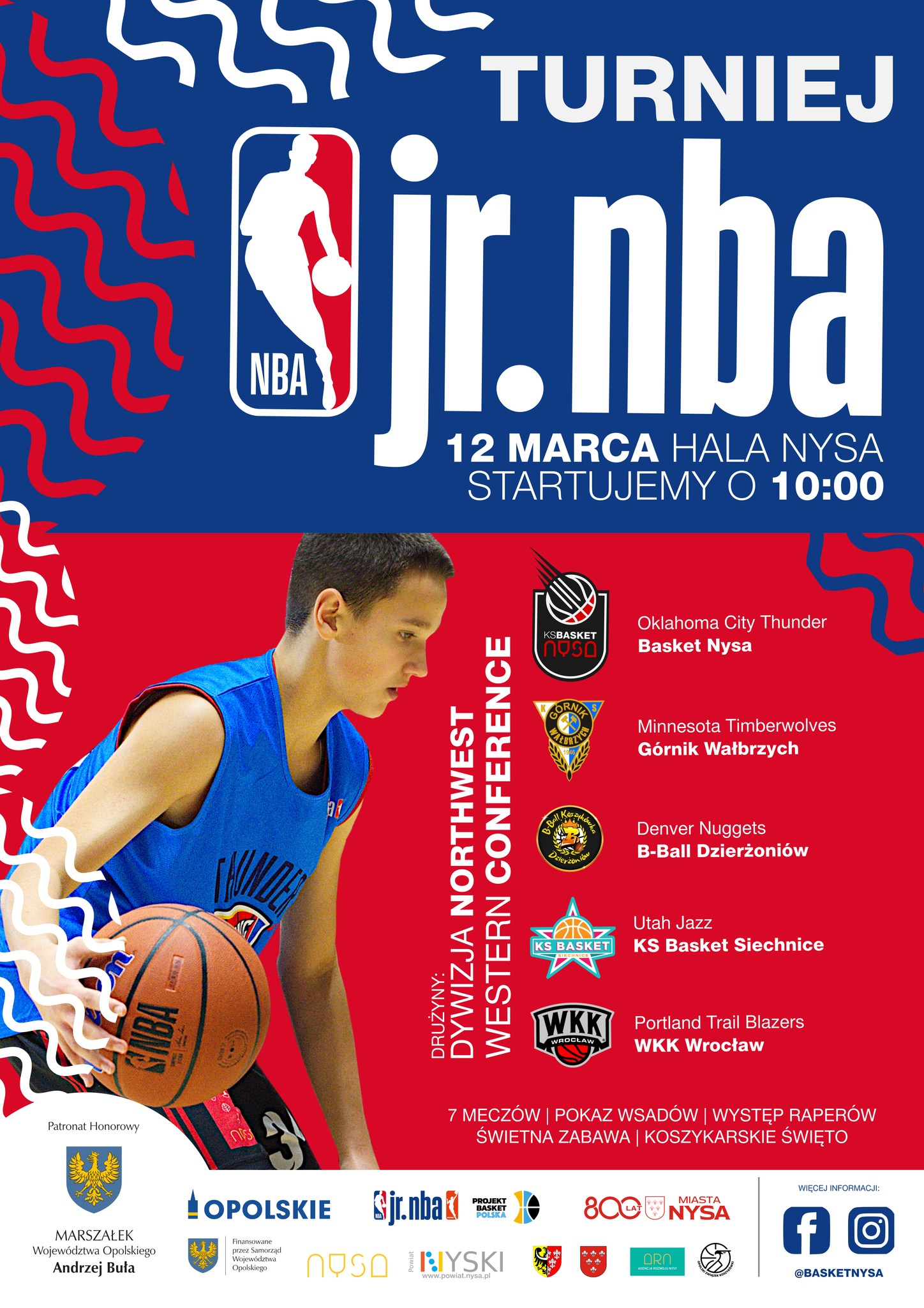 plakat TURNIEJ JR. NBA POLSKA